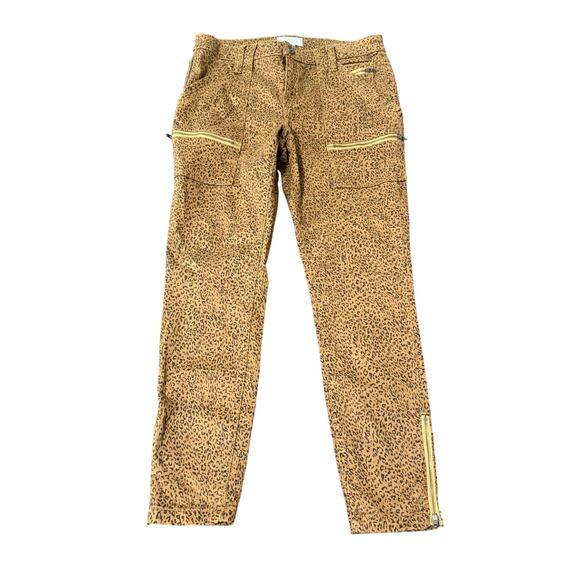 Joie Animal Print High Rise Park Skinny Pants, Size 29 - Picture 1 of 7